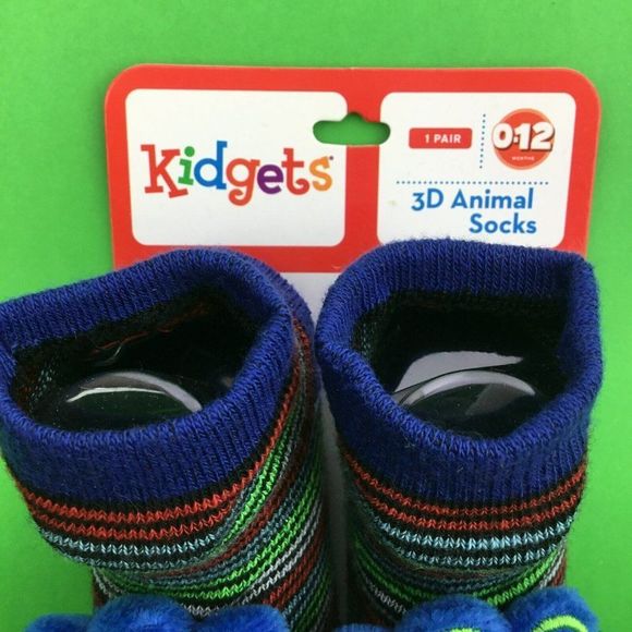 Baby Socks One-Piece & Accessories Kidgets Animal Stars Print 6-Piece Gift 0-12m - Picture 5 of 13